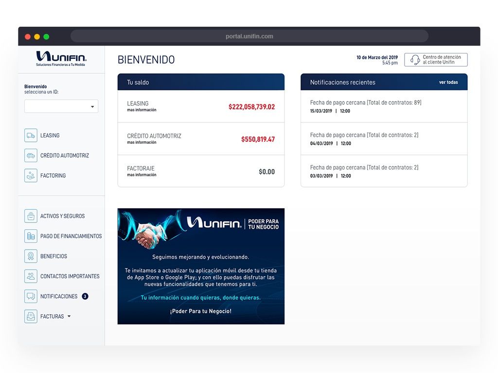 Portal de clientes
