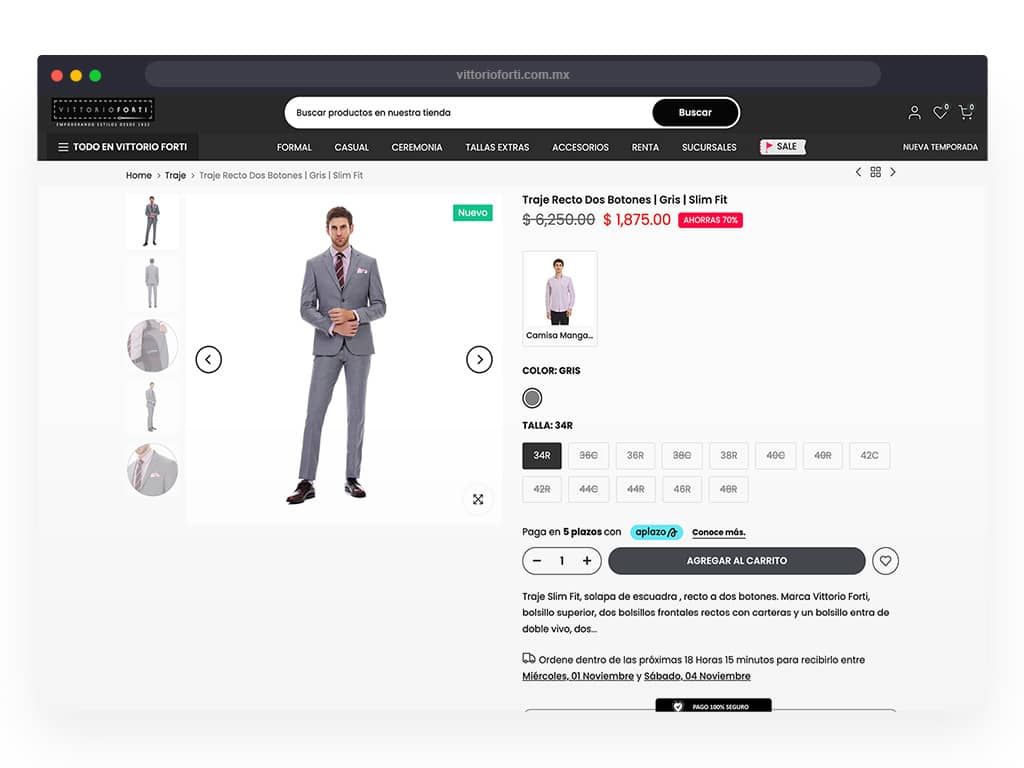 eCommerce Vittorio Forti