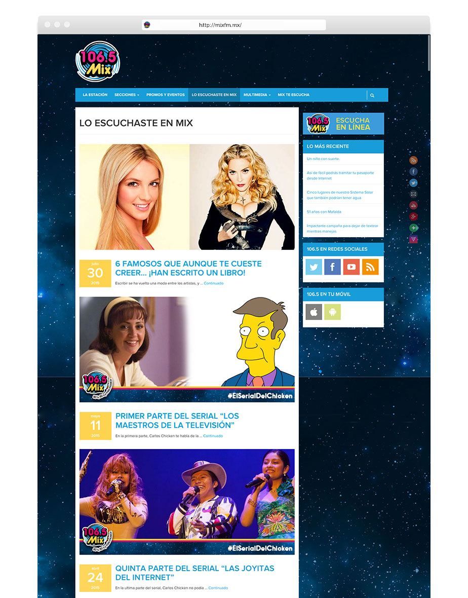 Web Radio Player & Stream | Sitio web