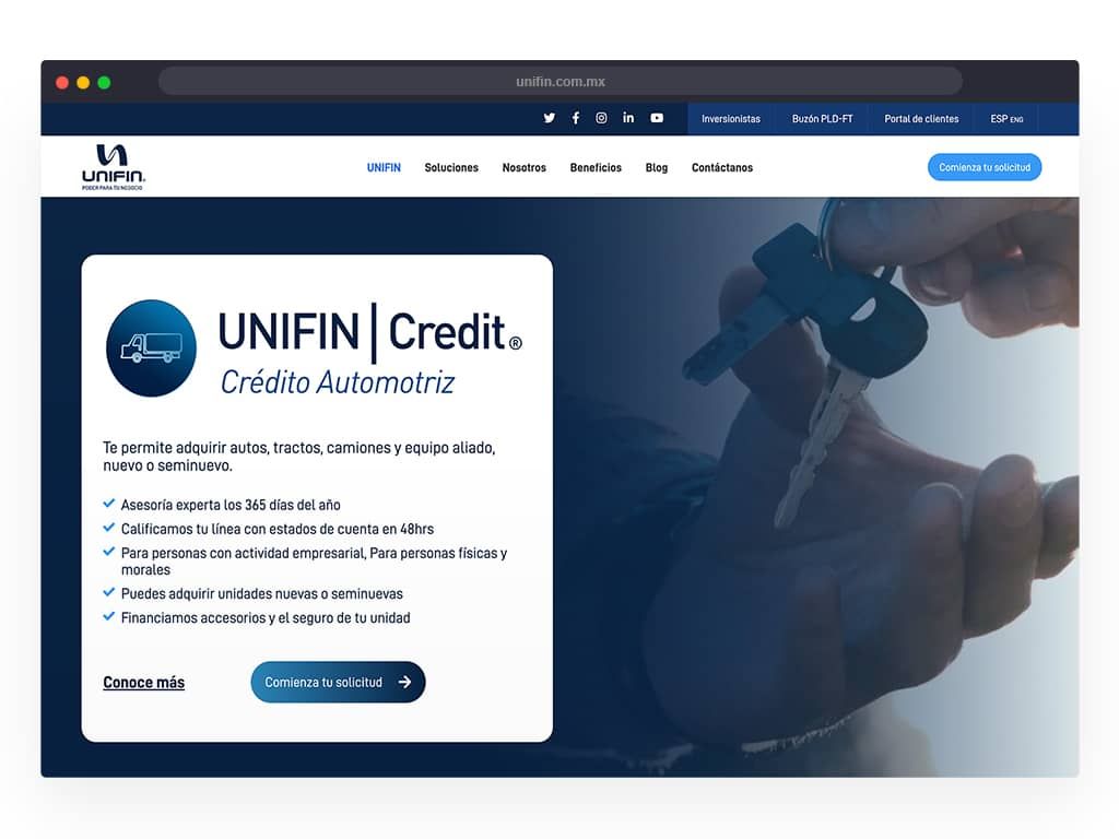 Sitio web